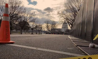 Αδειες πλατείες στην ορκωμοσία του Joe Biden. Αδειες πλατείες στην ορκωμοσία του Joe Biden.